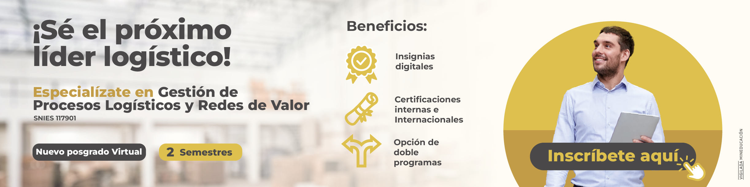 Nueva especialización en gestión de procesos logístivos